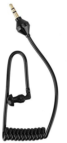 Écouteur Filaire Monaural, écouteur Filaire à Tube Unique Creux de 3,5 Mm, écouteurs de Tube à Air Anti-rayonnement, écouteurs Stéréo Intra-Auriculaires