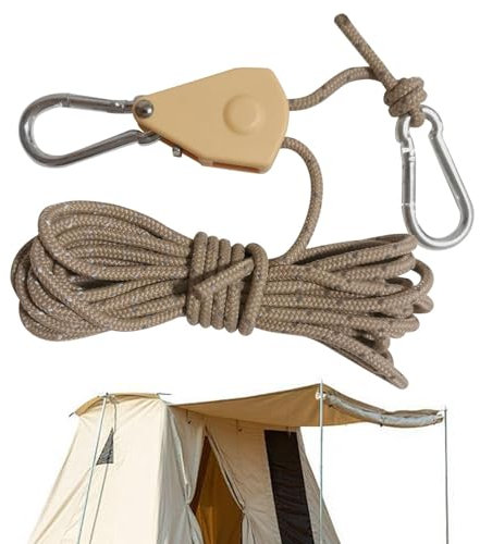 Cuerda para camping, cuerda ligera para acampar, cuerda de