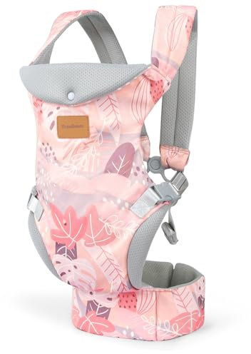 YooxAromr Marsupio Neonato,Ergonomico Regolabile Marsupio per Neonati di 3-36 Mesi,Porta Bebè per Bambini da 3-30kg,Voltato verso l'interno e verso l'esterno,Anteriore e posteriore