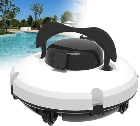 Robot Limpiador de Piscinas Sin Cable con IA - Aspiración Automática Escaladora para Piscinas Enterradas/Exteriores | Motores Doble Turbo | Carga Rápida