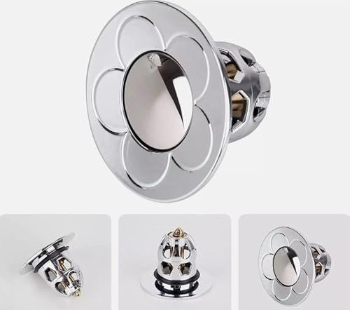 NOBILE LOVELYCARE Tappo lavandino bagno click clack tappo bidet universale piletta universale per fori da 34 a 40 mm rinnova i tuoi sanitari