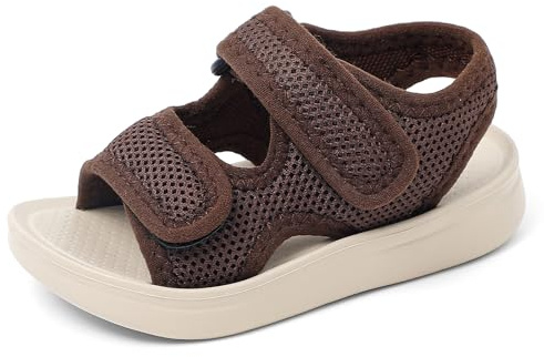 MK MATT KEELY Unisex barn sommarsandaler flickor pojkar enfärgade halkfria löparskor skor för vandring utomhus strand EU 21–35