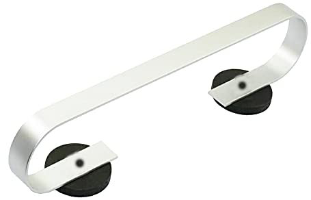 Toallero magnético para toallero, toallero, toallero, toallero, soporte para platos, toalla, soporte para platos, para nevera, estufa, horno, lavavajillas, fregadero de cocina, lavadora, color blanco