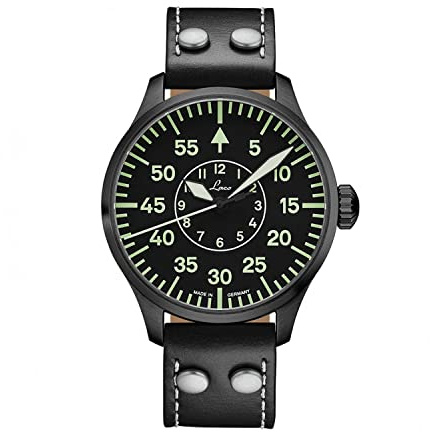 VICTORIA HYDE Men's Automatic Watch Pilot's 42mm Diameter Automatic Waterproof Watch Made in Germany with Leather Strap(861760)