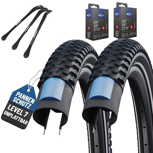Schwalbe 2er Set Marathon Plus MTB Reifen - 29 oder 27.5 Zoll Mantel