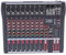 Audio Mixer, 8 Channel Professional Stereo Mixer, Usb and Bluetooth Audio Interface, 48V Phantom Power, 3 Band Equalizer, Ultra Thin Desk DJ Controller for Studio Recording