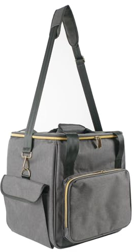 RSHuiOUXX Record Holder Box Travel Organizers Bag Albums Storage Carrying Bag with Divider Multifunctional Albums Storage Box