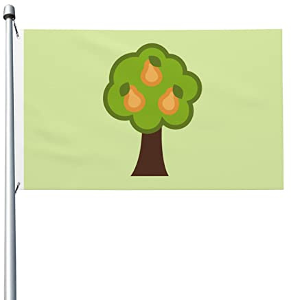 Peral Bandera Resistente Bandera De Temporada Doble Cara Pancarta 90X150Cm Para Callejeras Patio Interiores