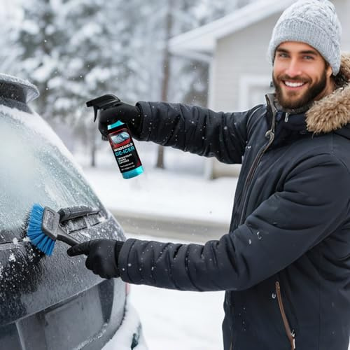 Générique Spray Déglasçant pour Vitres De Voiture,120ml Protection pour Vitres - Antigel Rapid pour Carrosserie,pour Auto Camion Camping-Car Pare-Brise Rétroviseur Portes et Serrures