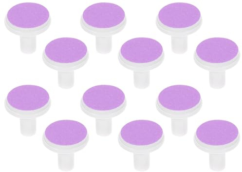 IMUSINICE 12pcs Têtes de Limes à Ongles pour Bébé Multi-fonction en Papier Abrasif et Plastique, Accessoires de Remplacement pour Coupe-ongles Électrique, Cadeau pour