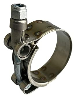 Bolzta® Part-Stainless Steel T Bolt Hose Clamp For Industrial Machinery & Exhaust Clip 44-51mm x1