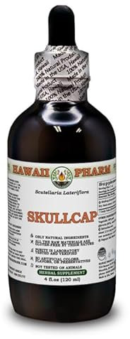 Schädeldecke (Scutellaria Lateriflora) Trockenkraut ALKOHOLFREIER Flüssigextrakt Glyzerit 120 ml