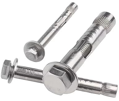 SYDARSYN Pernos de Expansión Hexagonal de Acero Inoxidable Pernos de Anclaje de Expansión M6x40mm (5 Piezas)