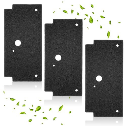 3 Stück 12022801 Trockner Filter fü Wärmepumpentrockner, Schwammfilter Filtermatte, Trocknerfilter Filter, Kondenstrockner Ersatz Wäschetrockner Sockelfilter