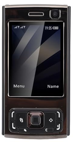 YUEHISY Lålig Skjutreglage Stor Mobiltelefon Stor Knappsats Mobiltelefon med 2,0 Tum Skärm 1000mAh Batteri MP3 MP4 -spelare FM Radio (BLACK)