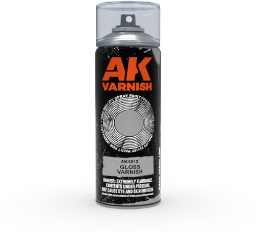 AK Interactive 400ml Gloss Varnish Spray Can # 1012