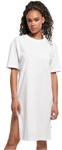 Urban Classics Femme pour Femme en Tissu Organique Surdimensionné Robe, Blanc., L EU