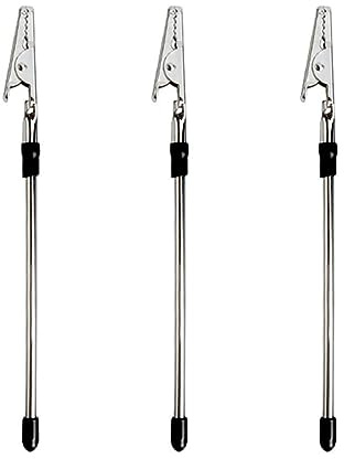 3 strumenti di aiuto per braccialetti e gioielli, in metallo, per indossare bracciali, chiusure e chiusure (argento)