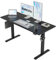 Agilestic Höhenverstellbarer Schreibtisch 120 x 60 cm, Stabiler Schreibtisch Höhenverstellbar Elektrisch mit Memory-Handsteuerung, Ergonomischer Steh-Sitz Tisch Computertisch, Schwarz