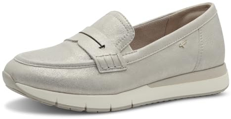 Tamaris Comfort mocassins femme élégants confortables, Beige Glam, 40 EU