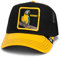 Goorin Bros. The Rowdy Bird Pappagallo Nero Giallo Berretto da Camionista Regolabile