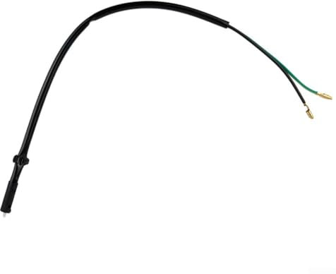 Motorcycle Brake Light Switch Front Disc Brake Line Switch Round Drum Type Single Switch Fit for Motorcycles ATV Off-Road Vehicle Black 8mm/40cm Plastic Material