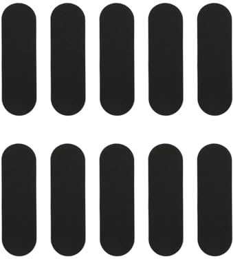 IMIKEYA Pegatina Antideslizante para Patineta de Dedo Cinta de Agarre de Espuma Negra 10 Piezas 31X96 MM para Juguetes Finger Skate Accesorio Duradero y Flexible para Monopatines