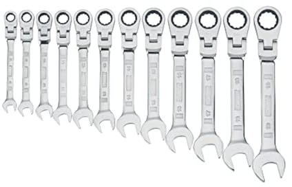 DEWALT Ratcheting Wrench Set, MM, Flexible, 12-Piece (12PC)