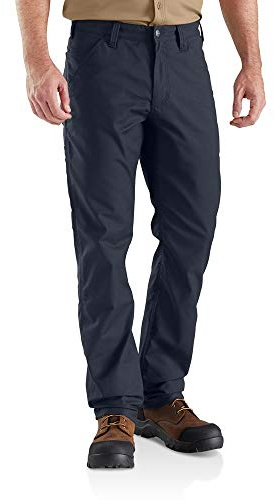 Carhartt, Herren, Rugged Professional-Serie Rugged Flex Lockere Canvas-Arbeitshose, Marineblau, W36/L32