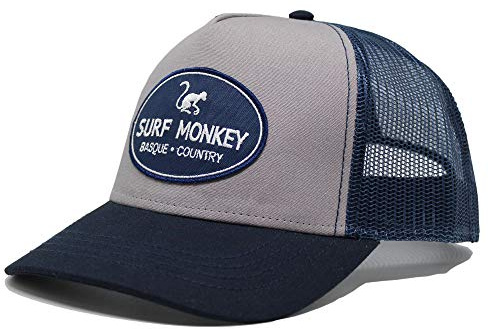 DRESSED IN MUSIC PLAY WITH ME Gorra Tipo Trucker Origins Beisbol Ajustable - Gorras de Hombre/Mujer (Azul/Gris)