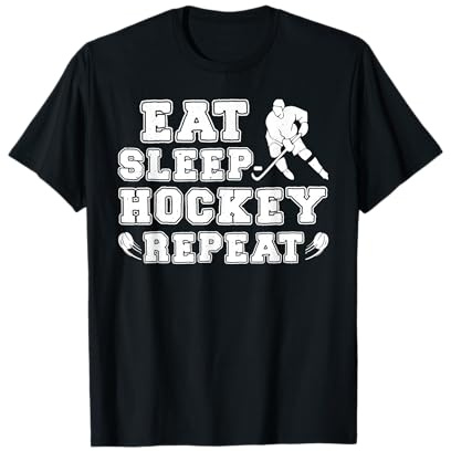 Eat Sleep Hockey Repeat For Ice Hockey Lovers - Funny Hockey Camiseta