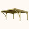 Forest Style Carport en Bois traité 2 Voitures 29,2 m² - Victor Modern 604x512x277 cm - Cerland