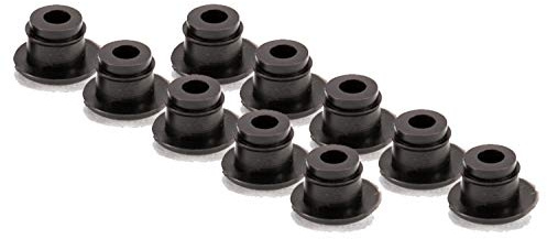 20 Stück Fahrrad Rahmen Kabel Führung Durchgangs Tüllen Schutz Stopfen Cap 5mm schwarz