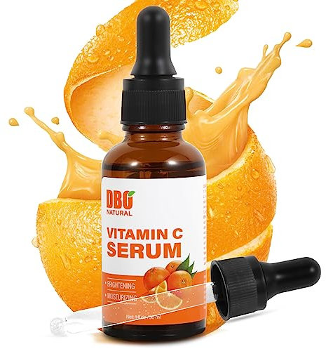 Vitamin C Gesichtsserum, Hyaluronsäure Serum, Anti-Aging VC Serum, feuchtigkeitsspendendes, aufhellendes Gesichtsserum gegen Unreinheiten für die Tages und die Behandlung fettiger Akne Haut..