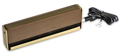Pro-Ject Brush it Premium, högkvalitativ plåtborste med jordkabel och trähandtag | Högkvalitativ vinylrengöring med ledande kolfibrer för att avlägsna damm och statisk laddning.