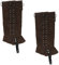 XINCHI Stiefelüberzieher Herren Damen Mittelalter Stiefel Gamaschen Pirate Stiefelstulpen Kunstleder Stiefelstulpen Retro Renaissance Beinwickel Steampunk Kostümzubehör Karneval Halloween