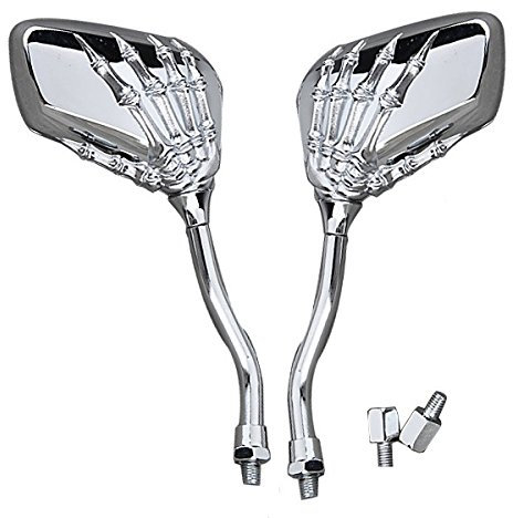 Alamor Schädel Klaue Rückspiegel Für Motorrad