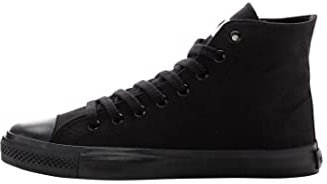 Ethletic Unisex - Canvas Sneaker - Black Cap Hi Cut - Fairtrade Produkt