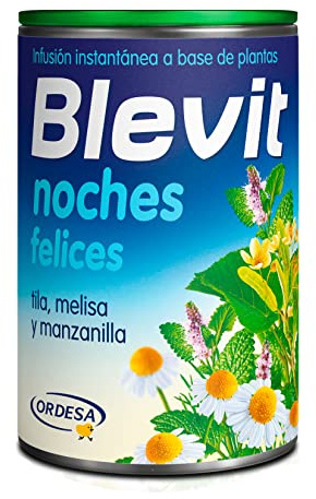 Blevit Noches Felices | 150g | Infusión relajante en polvo con Tila, Melisa y Manzanilla