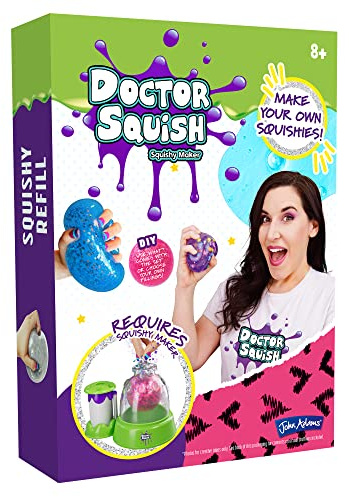 John Adams Doctor Squish Squishy Maker Recharge pour machine à squishy : faites vos propres squishies | Arts et artisanat | À partir de 8 ans, vert