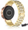 AireWiki Armband Kompatibel mit Fossil Gen 6 Women Hybrid Watch Armband Edelstahl Für Damen Herren Elegant Glänzend Metall Uhrenarmband Für Fossil Gen 6 Women Hybrid Watch (Gold)