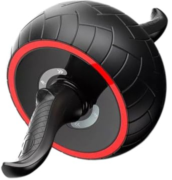 Hohopeti Roue Abdominale Roulante Silencieuse En Caoutchouc Naturel, Rouleau D'exercice Abdominal Compact, Appareil Fitness Pour Renforcement Tronc, Homme Et Femme, Entraînement Maison Et Sport