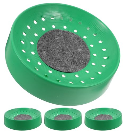 Toddmomy Set 4 Ciotole in Plastica per Nidificazione Uccelli, Supporto per Nido in Gabbia, Ciotola Multifunzionale per Allevamento Piccioni e Piccoli Spazi