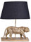 Tischlampe Tiger Figurenleuchte Tischleuchte 8ohne Leuchtmittel) Tigerfigur Nachttischlampe Schwarz cw232 Palazzo Exklusiv