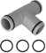 Swimming Pool Hose Adapter,32mm Hose Connector,Above Ground Pool Pump Fittings/Parts/Plunger Valve/Filter,Gray