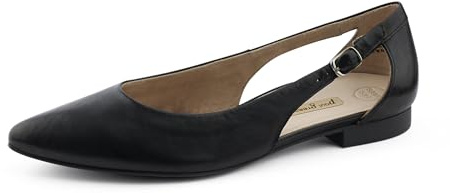 Paul Green Damen, Frauen Riemchenballerinas,Slip-ons,spangenballerinas,Mary-Jane,weiblich,Lady,Ladies,Women's,Woman,SCHWARZ (SCHWARZ),38 EU / 5 UK