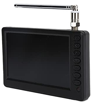 LEADSTAR 5 Inch, Portable Digital Tv for Car Pocket Tv D5 Television with Signal Meter Camping Kitchen UK Plug 110‑220V