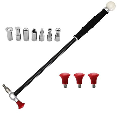 Marteau de débosselage - 11 pièces - Marteau de carrosserie - Outil de réparation de bosses de voiture - Marteau à débosseler automatique - Poignée longue