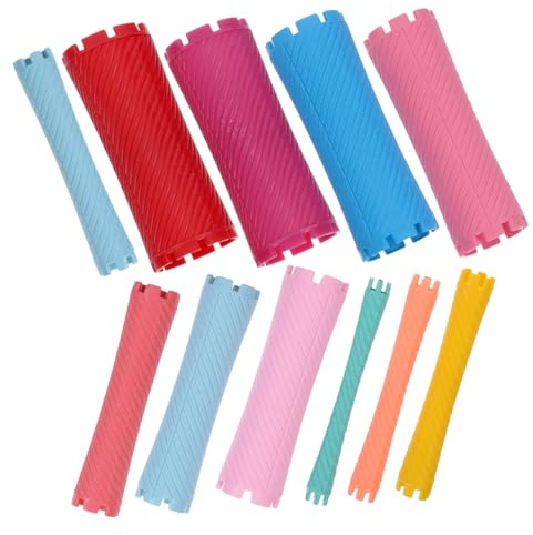 TOYZFRIENDY 100 piezas Kit Varillas para Permanente de Cabello Herramientas de Peluquería para Rizos sin Calor Mixtos para Ondas y Peinados Rizados Casa y Viaje