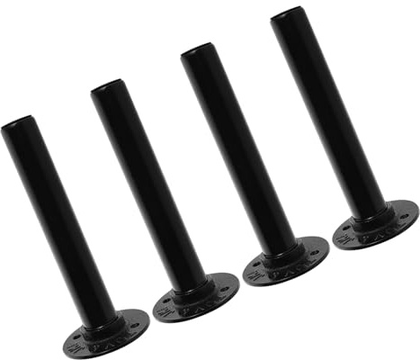 POPETPOP Supporto da Parete per Dischi Bilanciere in Ferro 4 Pezzi Organizzatore per Pesi da Palestra Scaffale Salvaspazio per Allenamento Fitness Professionale